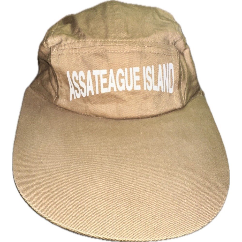 Assateague Island Brown Trapper Hat Flap Cap Extended Brim Sportsman Outdoors
